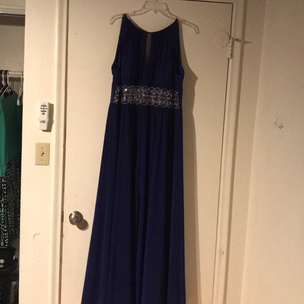 Blue dress
